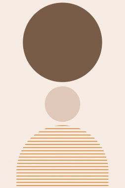 Düz soyut boho geometrik arkaplan. Soyut bohem sanat arkaplanı