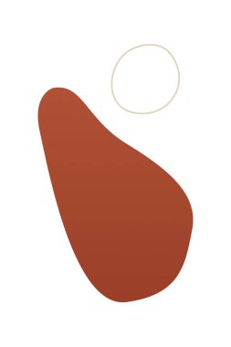 Soyut boho tasarım öğesi. Modern soyut boho tarzında Boho ev dekorasyonu ögeleri