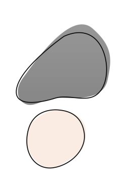 Soyut boho tasarım öğesi. Modern soyut boho tarzında Boho ev dekorasyonu ögeleri