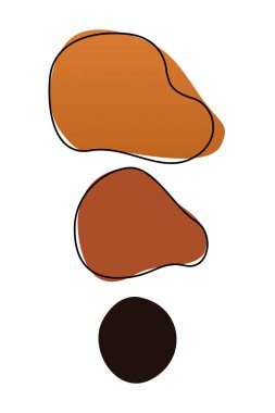 Soyut boho tasarım öğesi. Modern soyut boho tarzında Boho ev dekorasyonu ögeleri