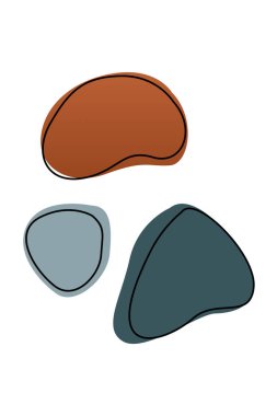 Soyut boho tasarım öğesi. Modern soyut boho tarzında Boho ev dekorasyonu ögeleri