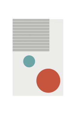 Düz soyut boho geometrik şekil arkaplanı. Soyut şekil bohem sanat arkaplanı