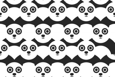 Şirin, hayvani, kusursuz bir geçmişi var. Çocuk odası duvar kâğıdının dikişsiz deseni. Sevimli hayvan ambalaj kağıdı pürüzsüz desen