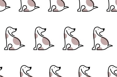 Köpeğin kusursuz bir geçmişi var. Şirin, hayvani, kusursuz bir geçmişi var. Paketleme kağıdı pürüzsüz desen