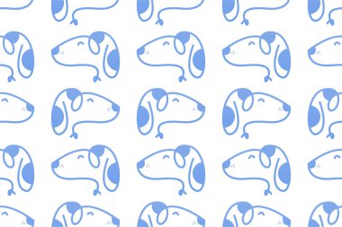 Köpeğin kusursuz bir geçmişi var. Şirin, hayvani, kusursuz bir geçmişi var. Paketleme kağıdı pürüzsüz desen