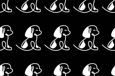 Köpeğin kusursuz bir geçmişi var. Şirin, hayvani, kusursuz bir geçmişi var. Paketleme kağıdı pürüzsüz desen