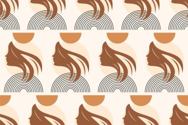 Boho kızı kusursuz bir geçmişi var. Yüzyıl ortası biçimi pürüzsüz desen