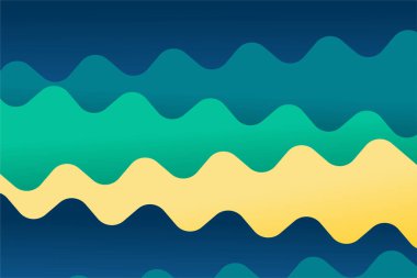 Renkli soyut dalga arkaplanı. Web pankartları, kartvizitler, davetiyeler, sosyal medya afişleri vs. için kullanılabilecek renkli soyut arkaplan.