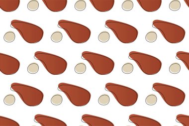 Soyut boho kusursuz desen arkaplanı. Paket kağıdı için soyut ve pürüzsüz desen