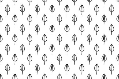 Soyut yaprak dikişsiz desen arkaplanı. Doğa kusursuz şablon arkaplanı