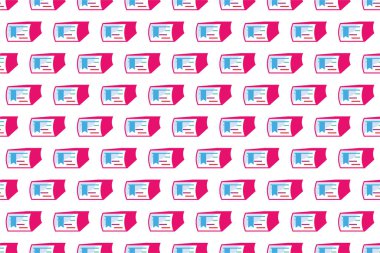 Soyut kitap, kusursuz şablon arka planı. Kitap simgesi pürüzsüz kalıp arkaplanı