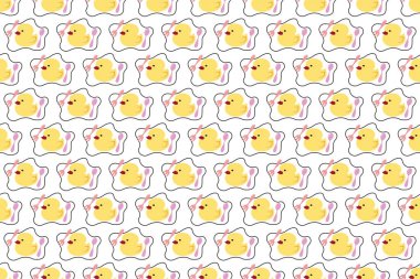 Çocuk odasının kusursuz bir geçmişi var. Renkli çocuk odası simgesi, pürüzsüz desen arka planı