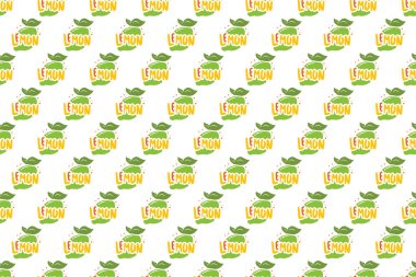 Soyut limon meyvesi arkaplanı. Limonsuz şablon arka planı web pankartı, sosyal medya afişi, ambalaj kağıdı vs. olarak kullanılabilir.