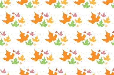 Sonbahar pürüzsüz desen arkaplanı. Sonbahar yaprağıyla kusursuz desen arkaplanı 