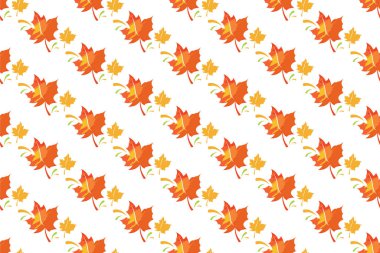 Sonbahar pürüzsüz desen arkaplanı. Sonbahar yaprağıyla kusursuz desen arkaplanı 