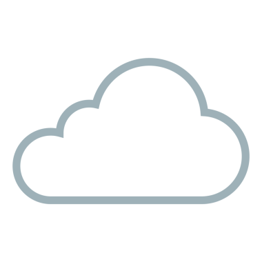 Bulut tasarım elemanı varlığı. Düz bulut şablonu