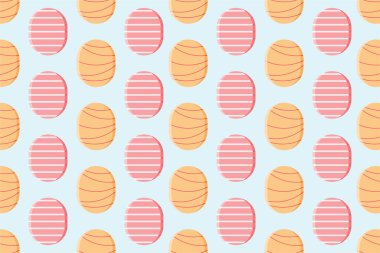 Paskalya yumurtası simgesi öğesi varlığıyla paskalya arkaplanı kusursuz.