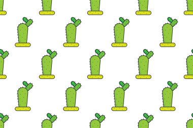 Kaktüssüz arka plan şablonu. Kaktüs arkaplan resimleme şablonu