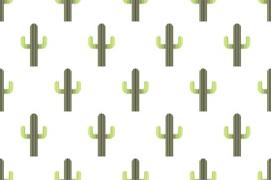 Kaktüssüz arka plan şablonu. Kaktüs arkaplan resimleme şablonu