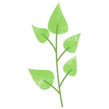 Suluboya çiçek elementi. Çiçek element tasarım değeri