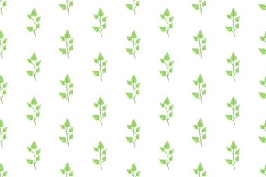 Çiçeksiz suluboya arka plan şablonu. Botanik kusursuz desen arkaplanı