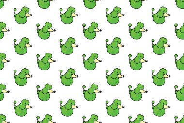 Kaniş köpeği dikişsiz arka plan şablonu. Köpek hayvan arka plan tasarımı