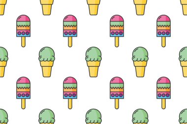 Dondurma arkaplan şablonu