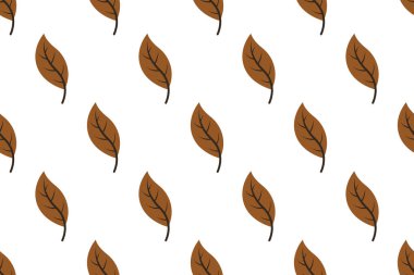 Sonbahar pürüzsüz şablonu. Botanik kusursuz desen