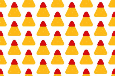 Meksika yemekleri kusursuz arka plan şablonu. Gıda simgesi tasarım varlıkları ile kusursuz kalıp arkaplan