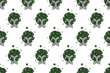 Abstract tree seamless pattern background. Forest tree seamless pattern background template can be used as wraping paper,web banner, social media banner, and more.