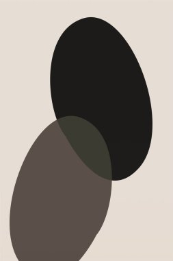 Bej Soyut Şekil Sanatı, Orta-Yüzyıl Modern Yazdırma Sanatı, Dijital İndirme, Minimalist Poster, Boho Ev Dekorasyonu