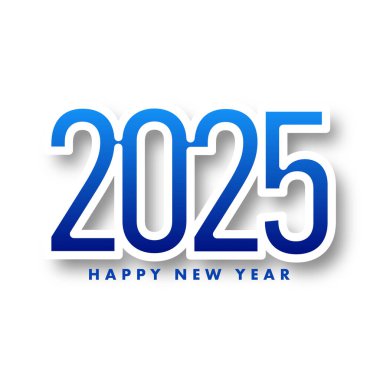 2025 yılınız kutlu olsun. Yeni yıl 2025 web pankartı şablonu