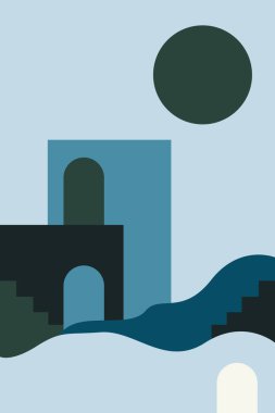 Bohem soyut arkaplan. Orta Doğu sanat dekorasyonu geçmişi