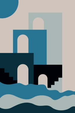 Bohem soyut arkaplan. Orta Doğu sanat dekorasyonu geçmişi