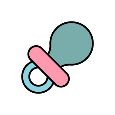 Bebek partisi ikonu tasarım elementi. Bebek için duş simgesi çizimi