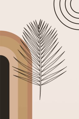 Soyut botanik duvar dekorasyonu. Boho çiçek duvarı dekoru basılabilir poster. Çiçek duvarı ev dekorasyonu posteri