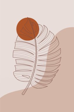 Soyut botanik duvar dekorasyonu. Boho çiçek duvarı dekoru basılabilir poster. Çiçek duvarı ev dekorasyonu posteri