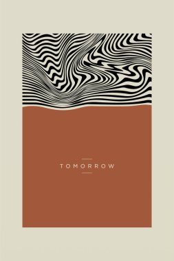 Soyut Dalgalı Çizgiler Boho Duvar Sanat Dekoru. Yazdırılabilir Boho Duvar Sanatı Posteri