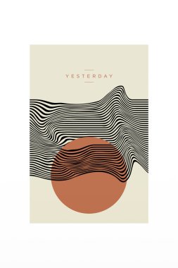 Soyut Dalgalı Çizgiler Boho Duvar Sanat Dekoru. Yazdırılabilir Boho Duvar Sanatı Posteri