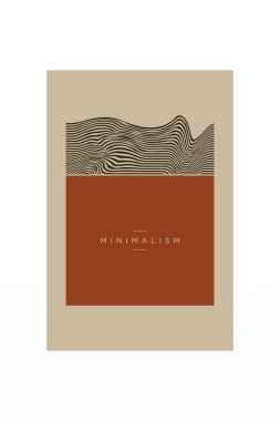 Soyut Dalgalı Çizgiler Boho Duvar Sanat Dekoru. Yazdırılabilir Boho Duvar Sanatı Posteri