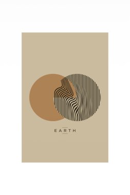 Soyut Dalgalı Çizgiler Boho Duvar Sanat Dekoru. Yazdırılabilir Boho Duvar Sanatı Posteri