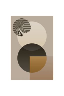 Modern Bauhaus Posteri. Toprak Tonu Sanat Yazıcısı. Yatak odası için duvar sanatı dekoru, oturma odası, soyut sanat, minimalist sanat, basılabilir sanat, dijital baskılar.
