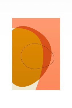 Orta-yüzyıl Modern Minimalist Basılabilir Duvar Sanatı. Renkli Ortaçağ Sanat YazıcıComment