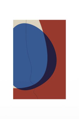 Orta-yüzyıl Modern Minimalist Basılabilir Duvar Sanatı. Renkli Ortaçağ Sanat YazıcıComment