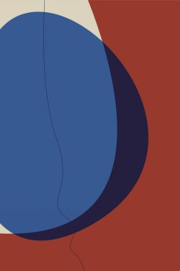 Orta-yüzyıl Modern Minimalist Basılabilir Duvar Sanatı. Renkli Ortaçağ Sanat YazıcıComment