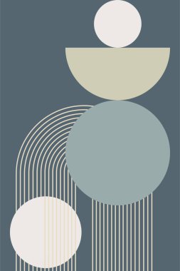 Modern orta çağ bohem duvar dekoru. Soyut kemer boho duvar dekorasyonu