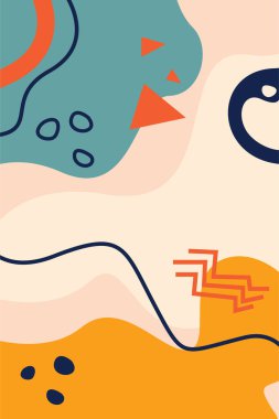 Modern Soyut Botanik Duvar Sanat Tasarımı