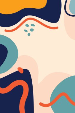 Modern Soyut Botanik Duvar Sanat Tasarımı