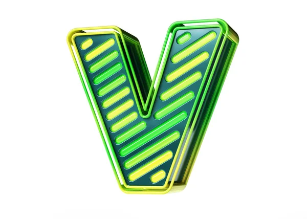 Schönes Neongelbes Und Grünes Alphabet Für Auffällige Sommerdesigns Buchstabe Zitronenlimonade — Stockfoto