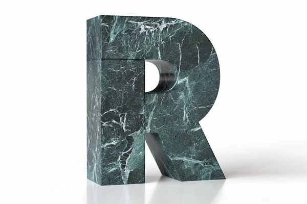 Marble Font Letter Exquisitely Veined Ideal Graphic Resource Interior Design — Stock Photo, Image